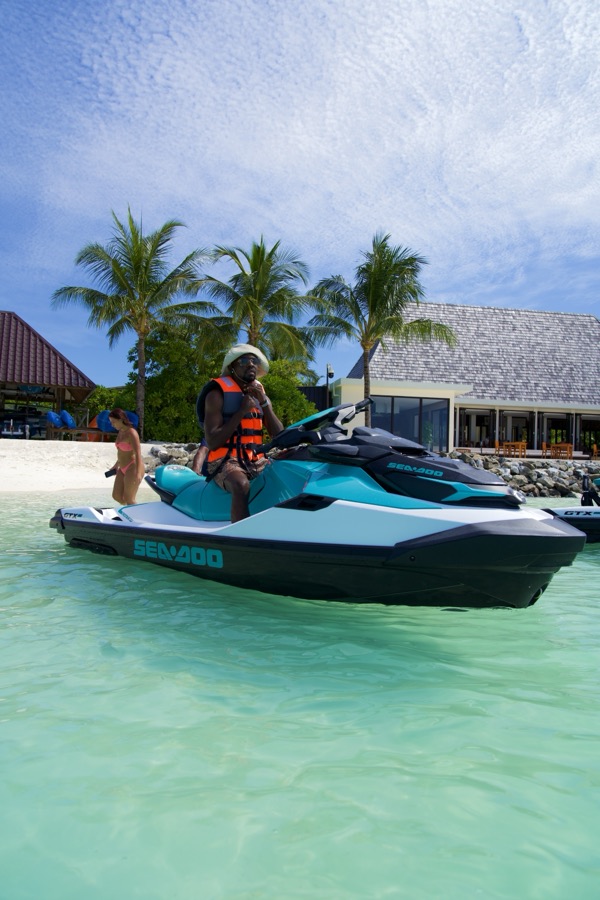 Parcours de Leris Luketo en jet-ski